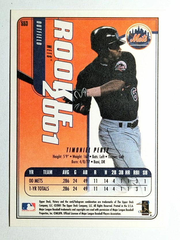 2001 Upper Deck Victory #553 Timo Perez
