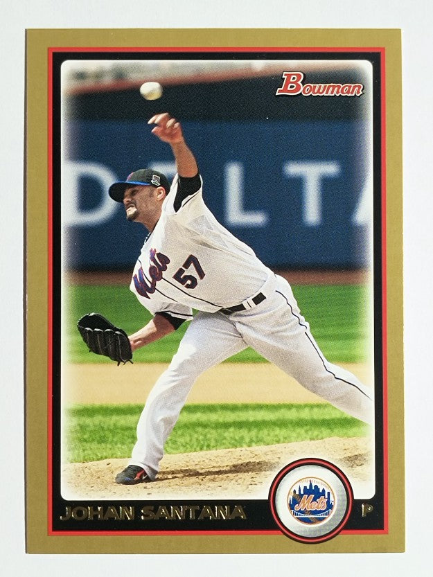 2010 Bowman Gold #120 Johan Santana
