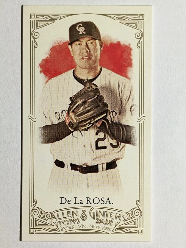 2012 Topps Allen and Ginter Mini #253 Jorge De La Rosa