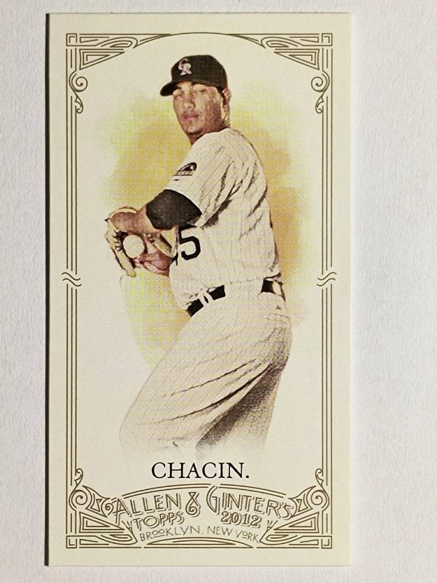 2012 Topps Allen and Ginter Mini A and G Back #195 Jhoulys Chacin