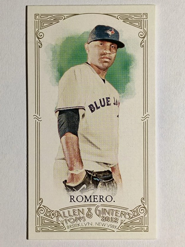 2012 Topps Allen and Ginter Mini A and G Back #199 Ricky Romero