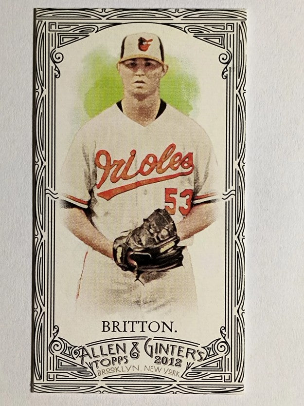 2012 Topps Allen and Ginter Mini Black #63 Zach Britton