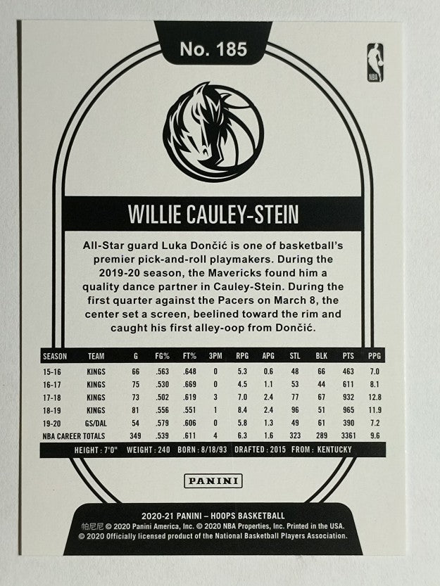 2020-21 Hoops #185 Willie Cauley-Stein