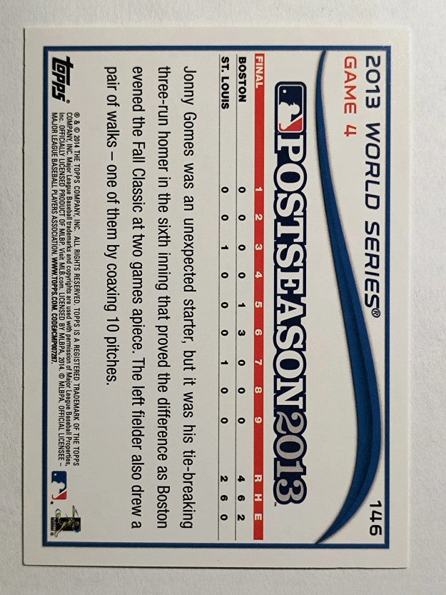 2014 Topps #146 Jonny Gomes WS
