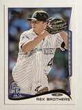 2014 Topps #282 Rex Brothers