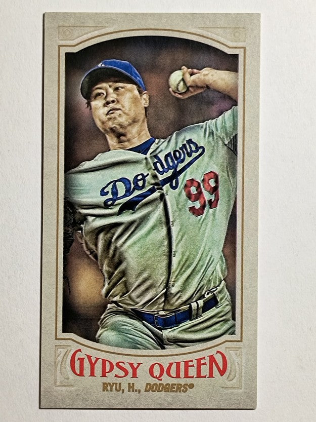 2016 Topps Gypsy Queen Mini #44 Hyun-Jin Ryu