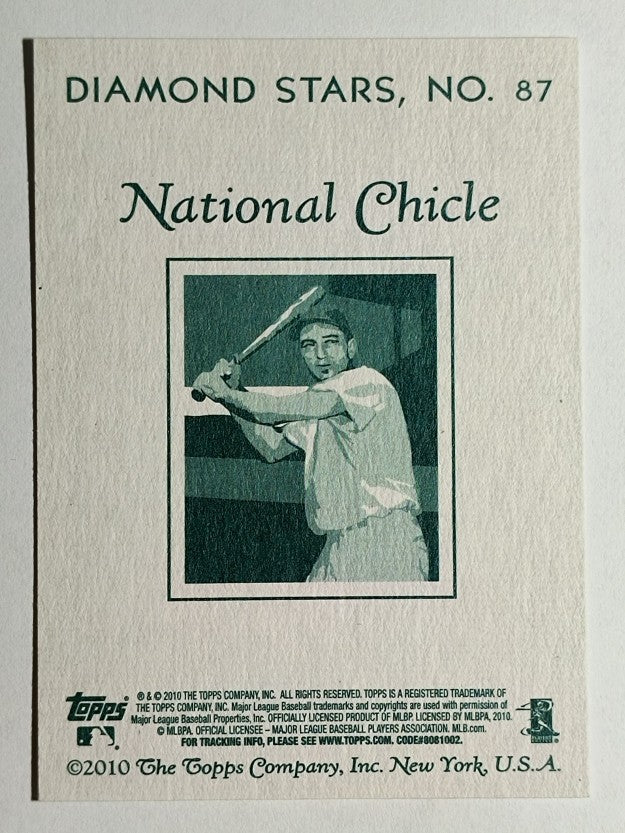 2010 Topps National Chicle National Chicle Back #87 Ted Lilly