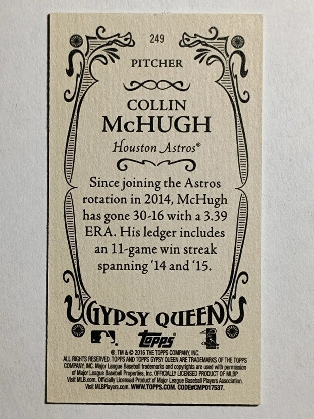 2016 Topps Gypsy Queen Mini #249 Collin McHugh