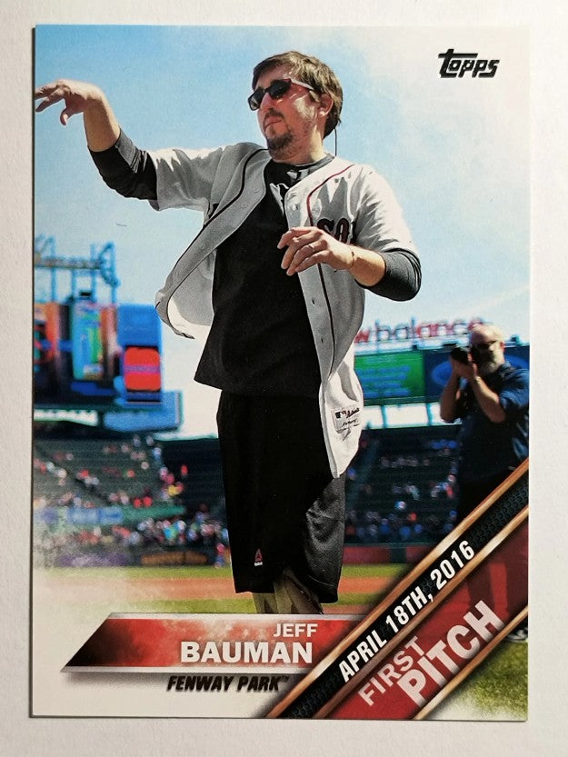 2016 Topps Update First Pitch #FP1 Jeff Bauman