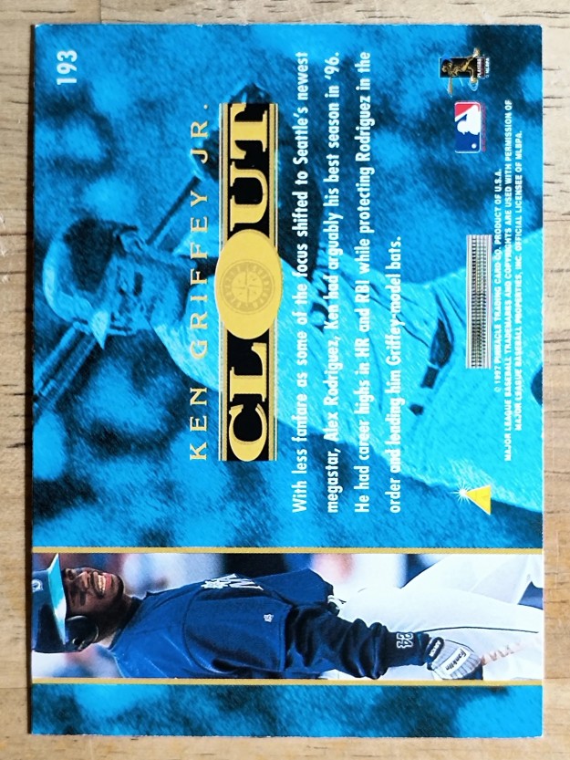 1997 Pinnacle #193 Ken Griffey Jr.