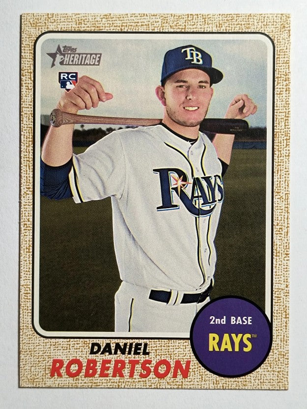 2017 Topps Heritage #588 Daniel Robertson RC