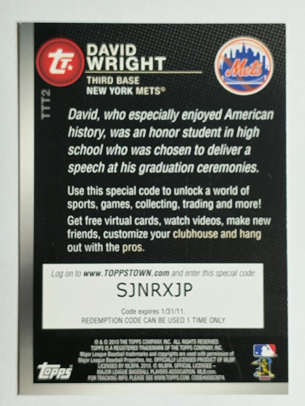 2010 Topps Topps Town #TTT2 David Wright