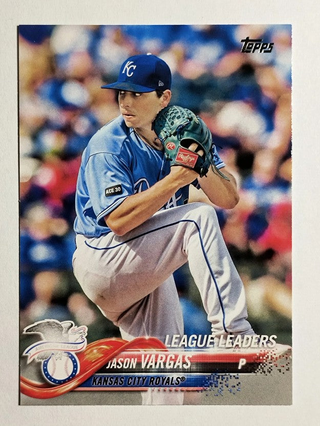 2018 Topps #327 Jason Vargas LL