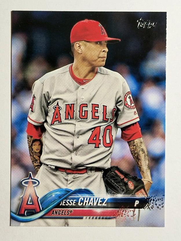 2018 Topps #390 Jesse Chavez
