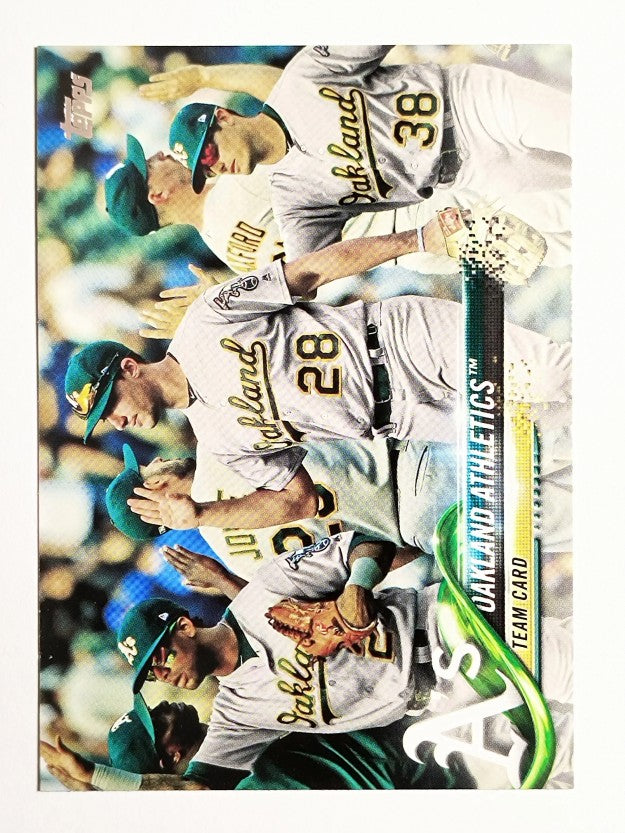 2018 Topps #580 Oakland Athletics
