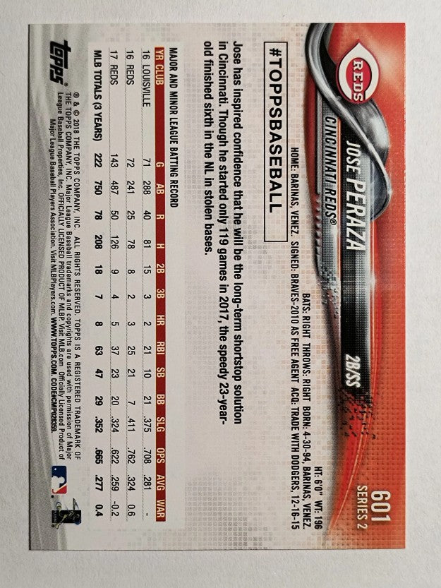 2018 Topps #601 Jose Peraza