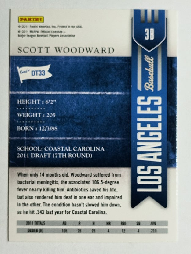 2011 Playoff Contenders Draft Ticket #DT33 Scott Woodward