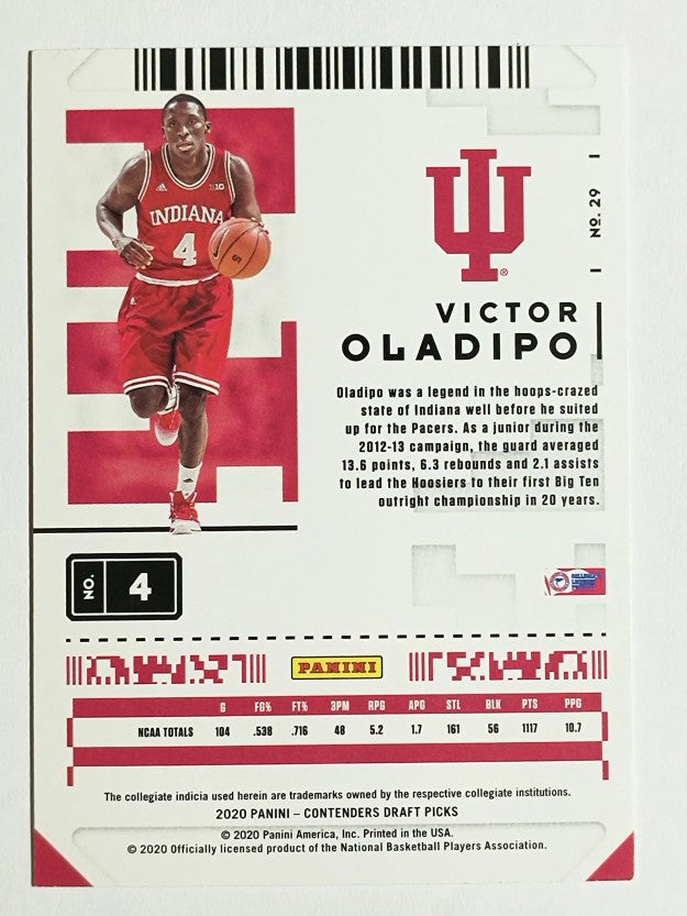 2020-21 Panini Contenders Draft Picks #29 Victor Oladipo