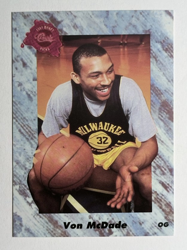 1991 Classic Four Sport French #190 Von McDade