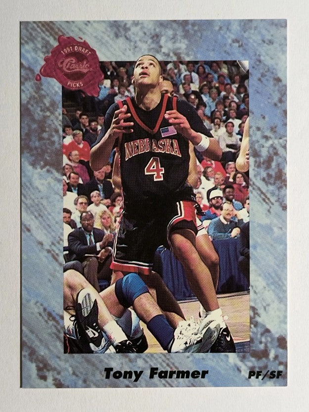 1991 Classic Four Sport French #198 Tony Farmer