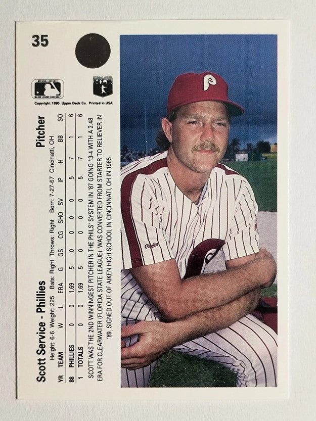 1990 Upper Deck #35 Scott Service