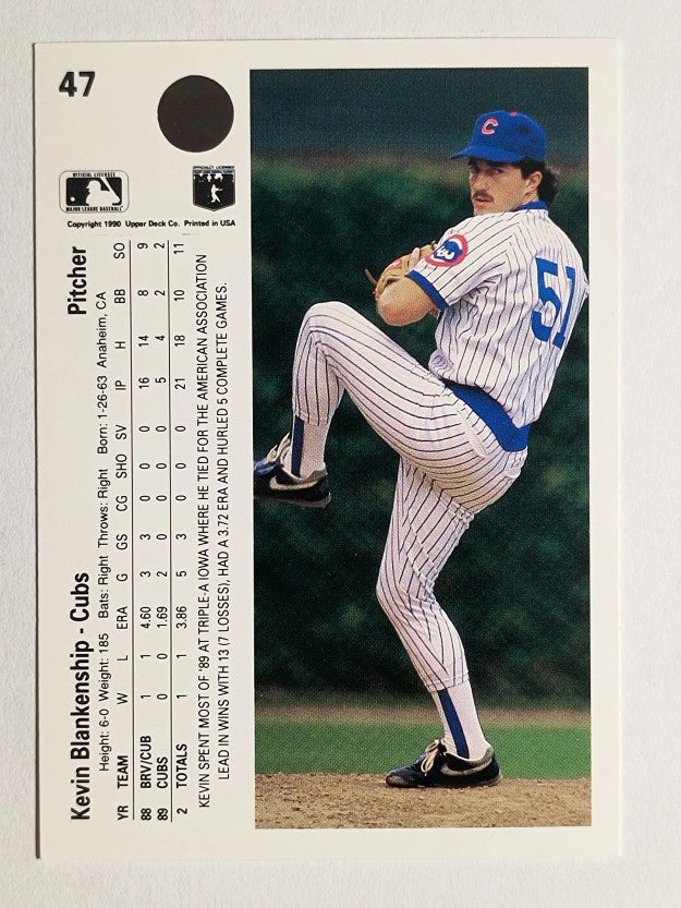 1990 Upper Deck #47 Kevin Blankenship