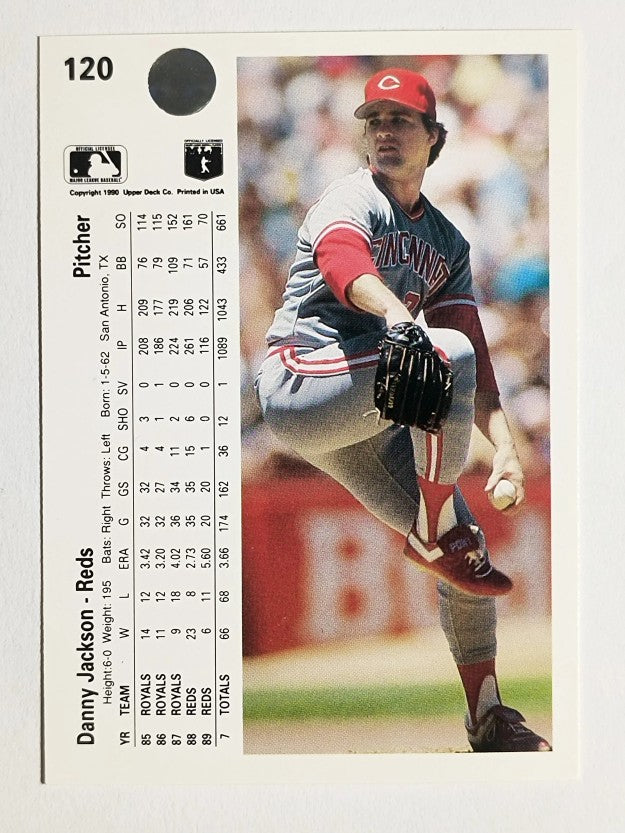1990 Upper Deck #120 Danny Jackson