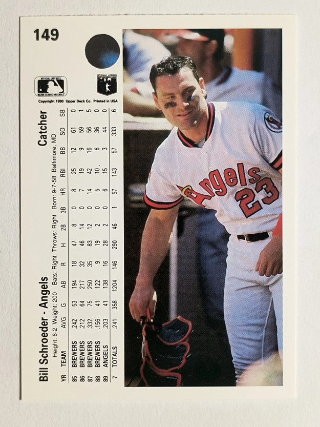 1990 Upper Deck #149 Bill Schroeder