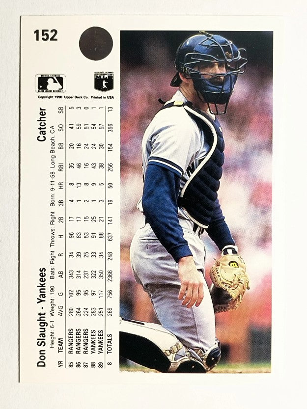 1990 Upper Deck #152 Don Slaught