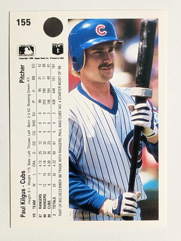 1990 Upper Deck #155 Paul Kilgus