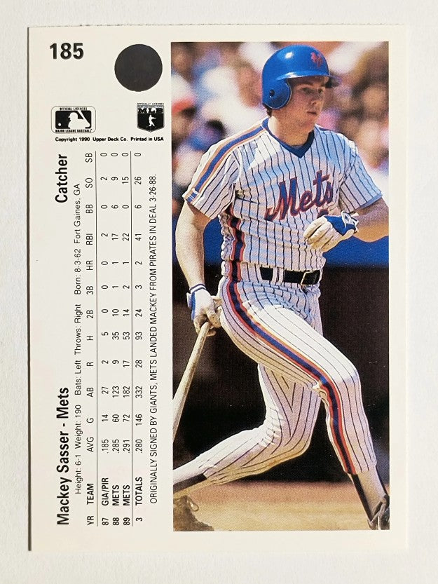 1990 Upper Deck #185 Mackey Sasser