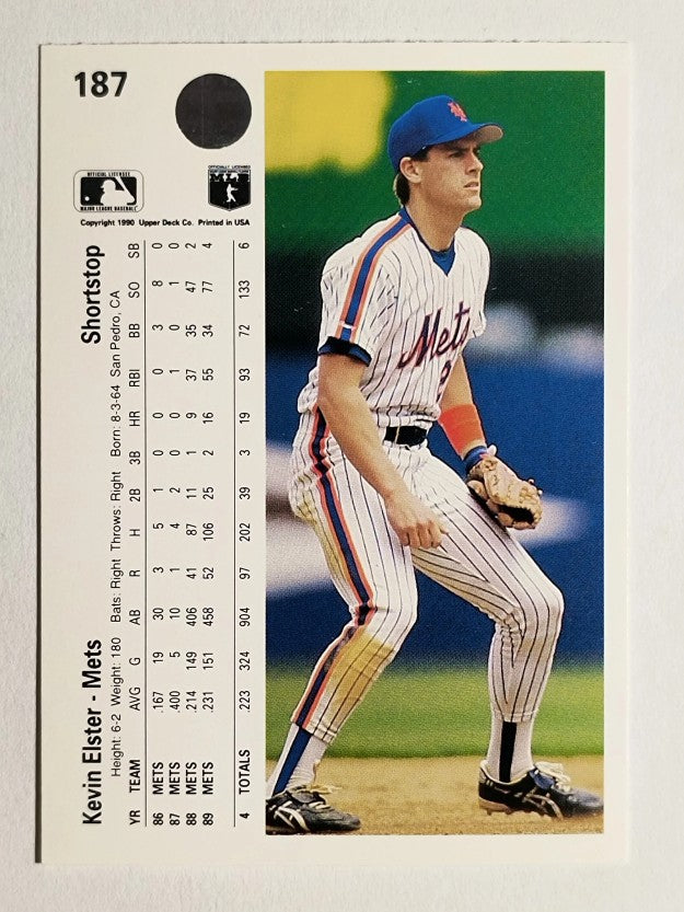 1990 Upper Deck #187 Kevin Elster