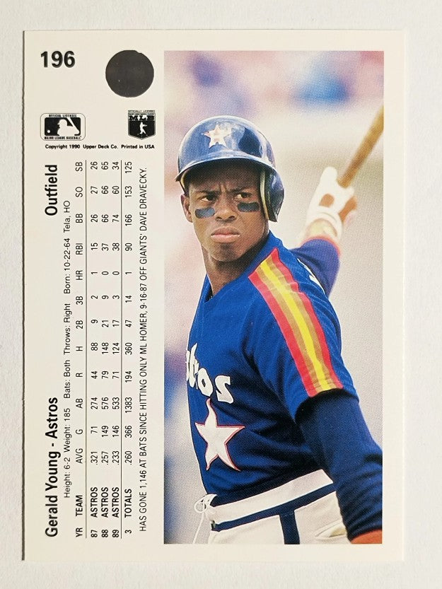 1990 Upper Deck #196 Gerald Young