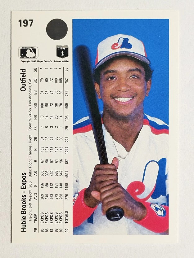 1990 Upper Deck #197 Hubie Brooks