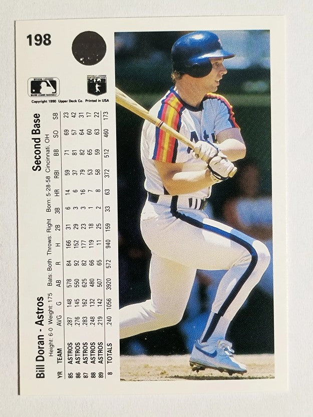 1990 Upper Deck #198 Bill Doran