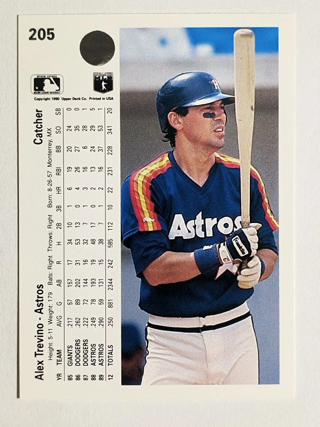 1990 Upper Deck #205 Alex Trevino