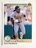 1990 Upper Deck #206 Dave Henderson