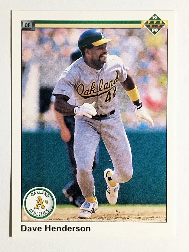 1990 Upper Deck #206 Dave Henderson