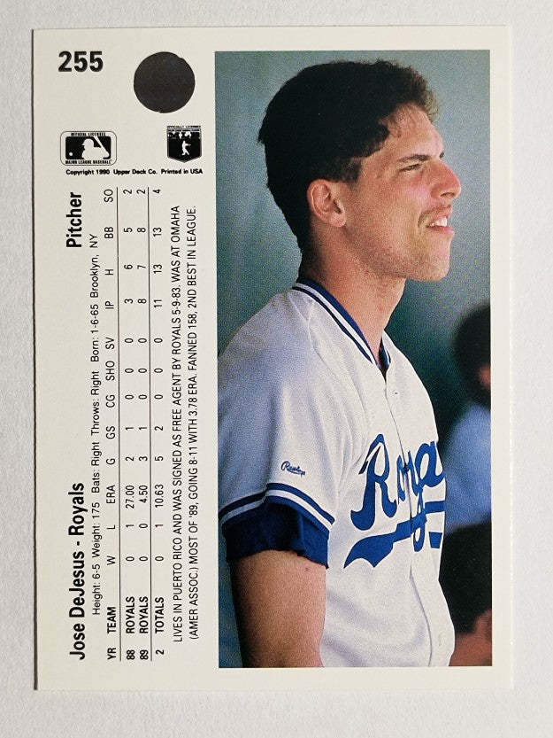 1990 Upper Deck #255 Jose DeJesus