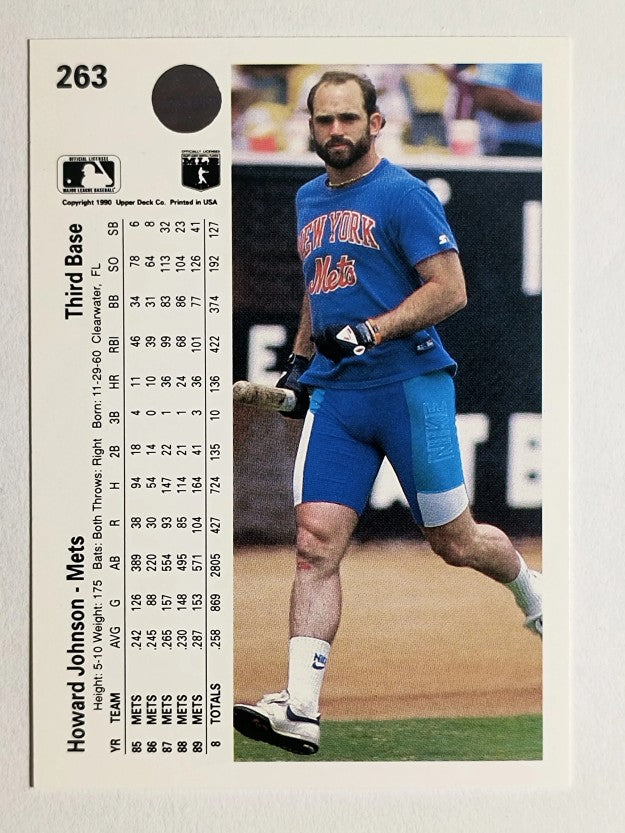 1990 Upper Deck #263 Howard Johnson