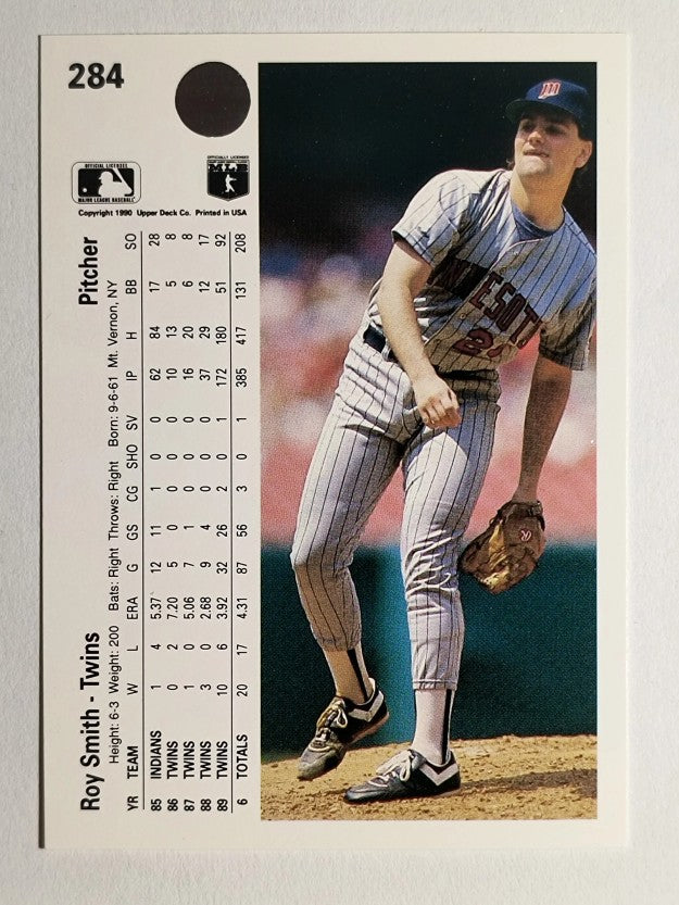 1990 Upper Deck #284 Roy Smith