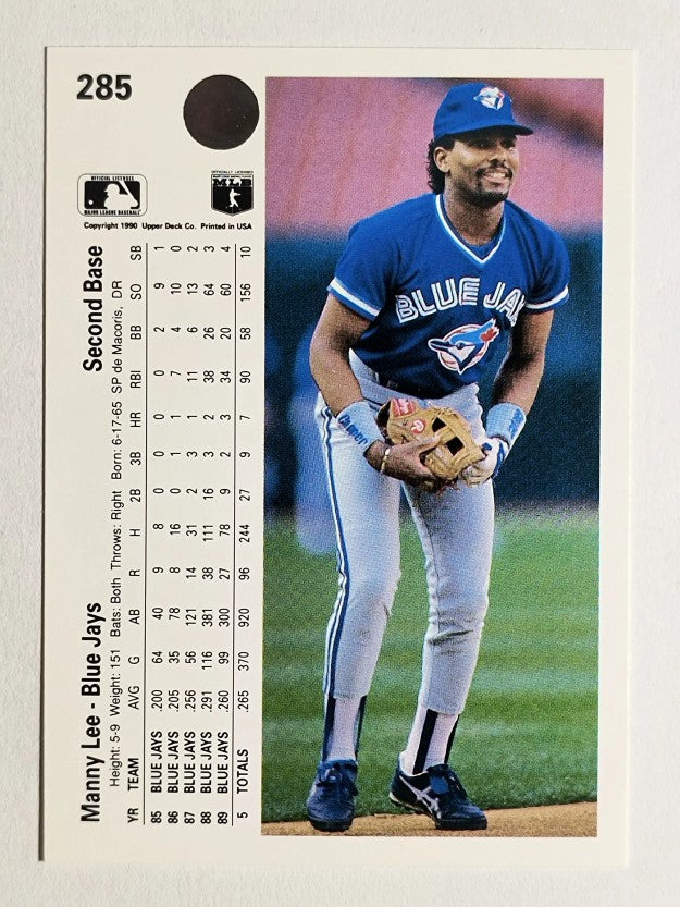 1990 Upper Deck #285 Manny Lee