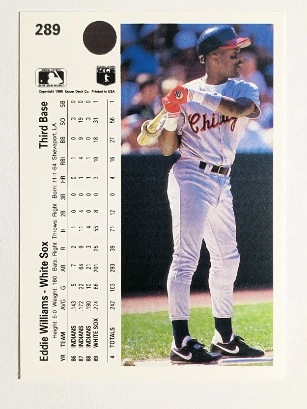 1990 Upper Deck #289 Eddie Williams