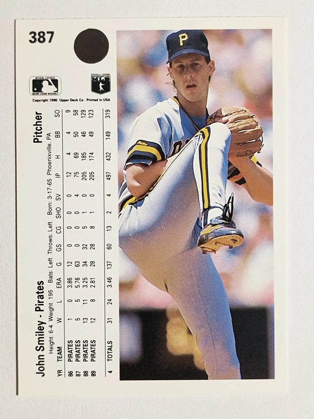 1990 Upper Deck #387 John Smiley