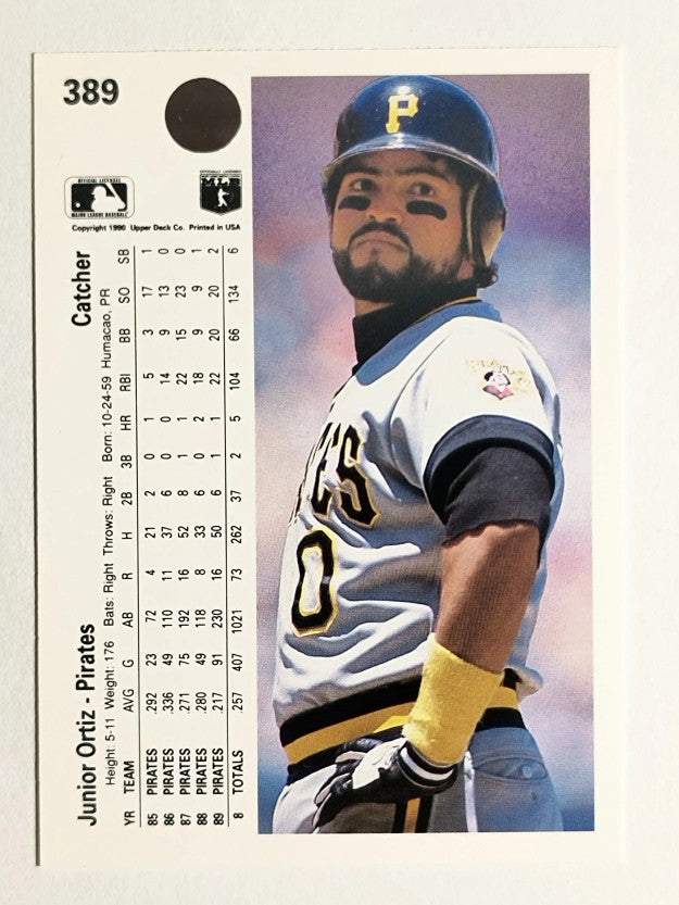 1990 Upper Deck #389 Junior Ortiz