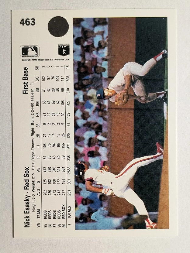 1990 Upper Deck #463 Nick Esasky