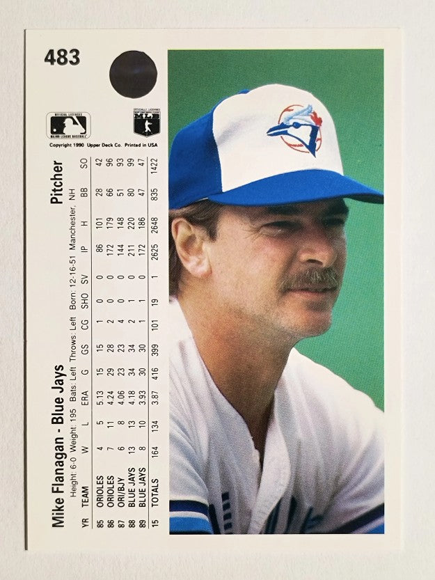 1990 Upper Deck #483 Mike Flanagan