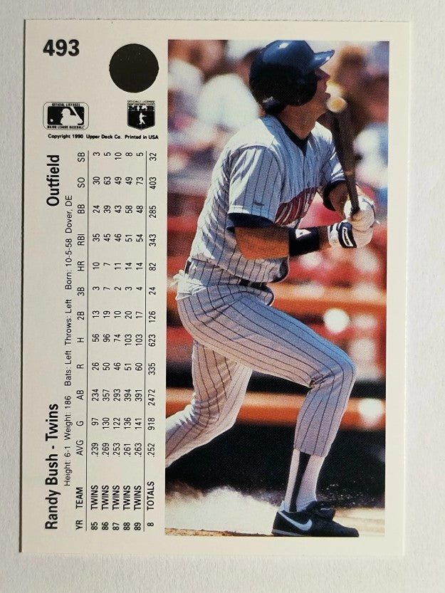 1990 Upper Deck #493 Randy Bush