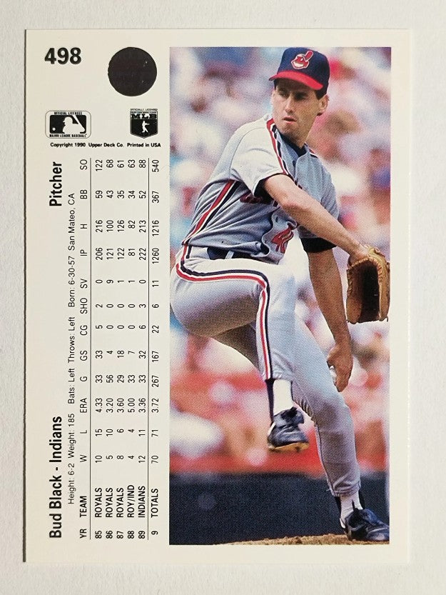 1990 Upper Deck #498 Bud Black