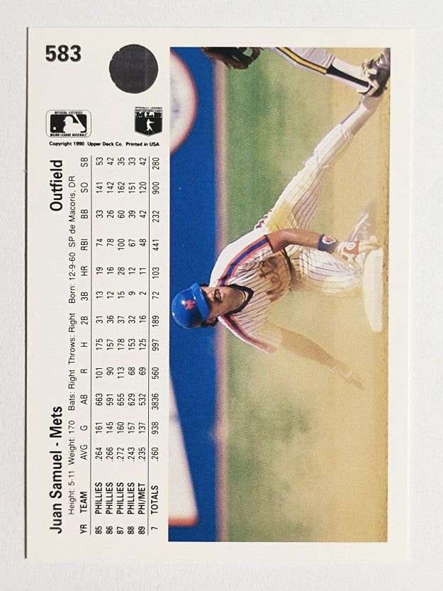 1990 Upper Deck #583 Juan Samuel